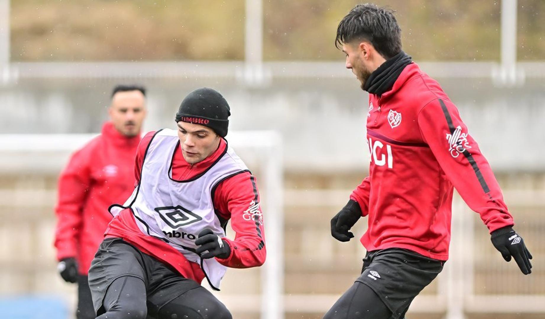 Imagen del último entrenamiento del Rayo Vallecano