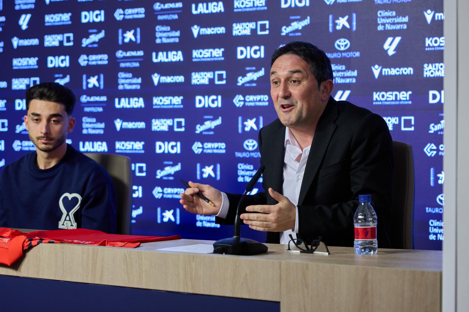 Braulio Vázquez, en la presentación de Raúl Moro.