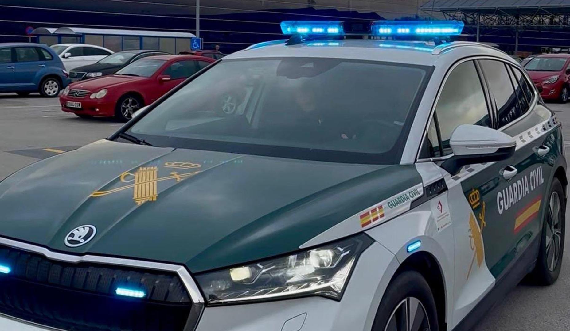 Coche patrulla de la Guardia Civil