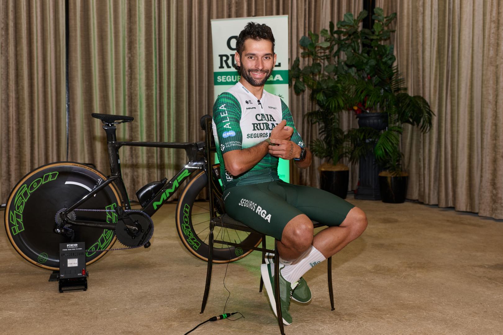 Fernando Gaviria, espriner colombiano del Caja Rural-RGA.