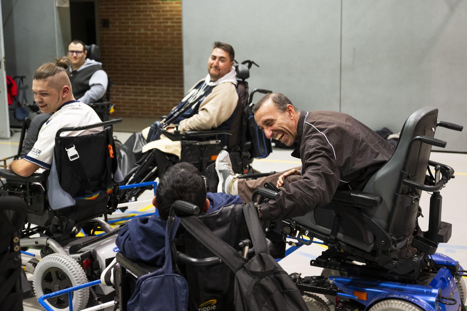 Eduardo González, miembro de Aspace Navarra Powerchair