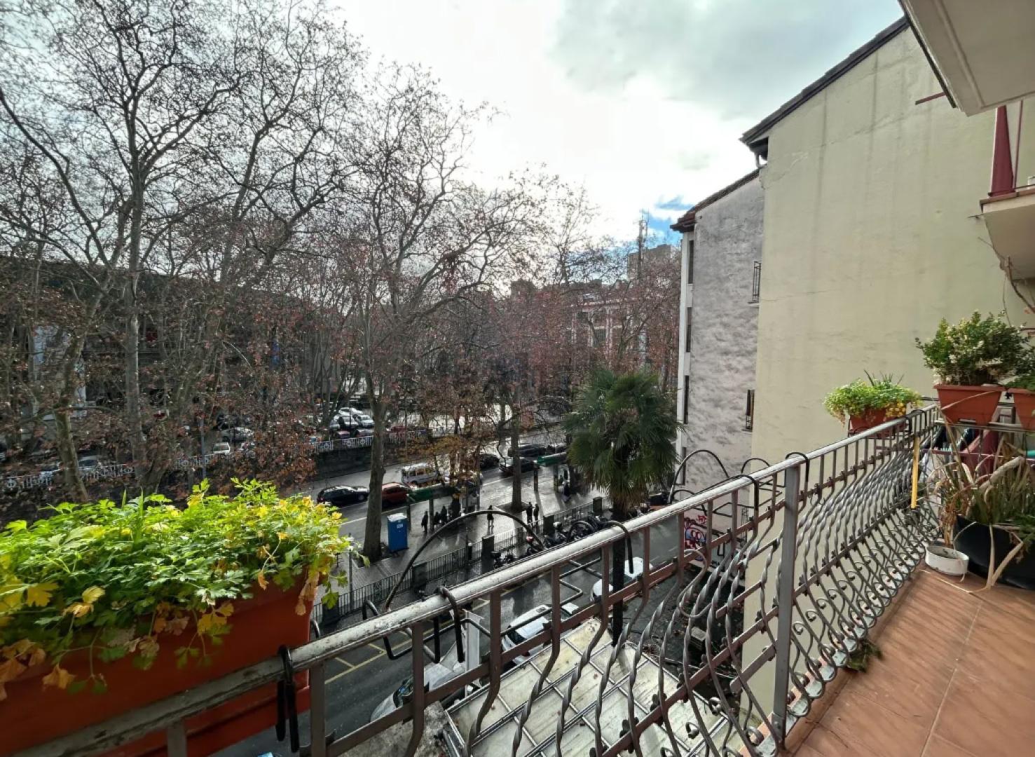 Vista desde el balcón del piso disponible en el número 14 de la calle Tejería