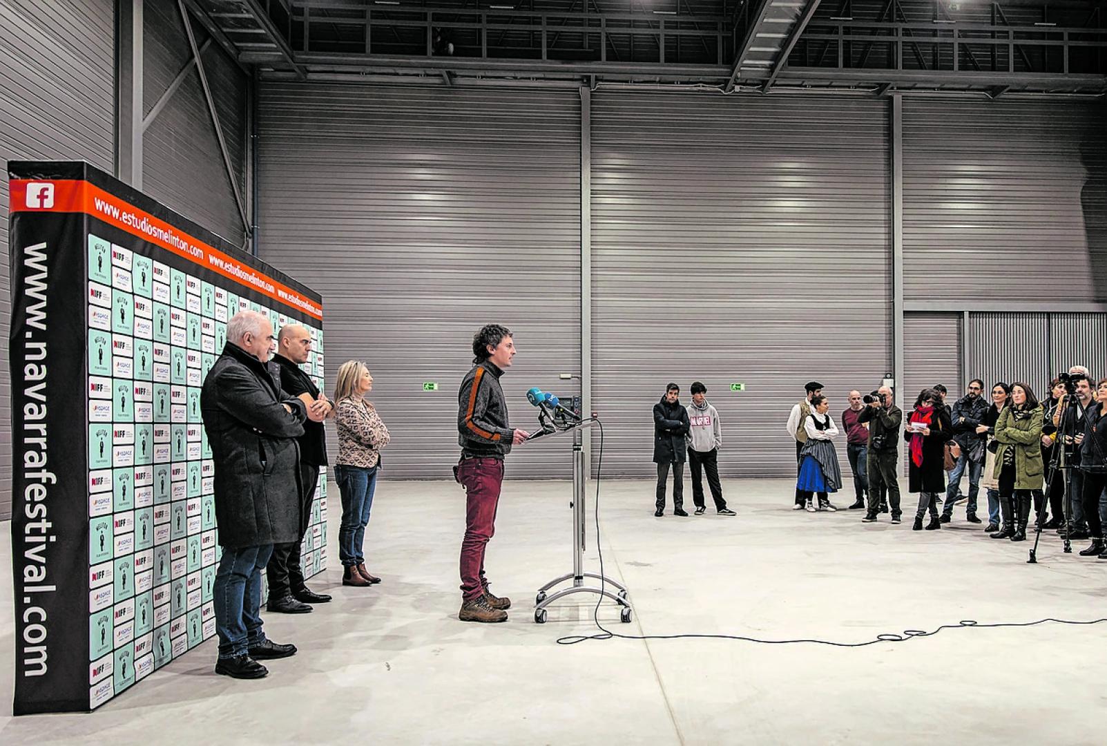Inauguración de los estudios cinematográficos Melitón en Lekaroz en 2019