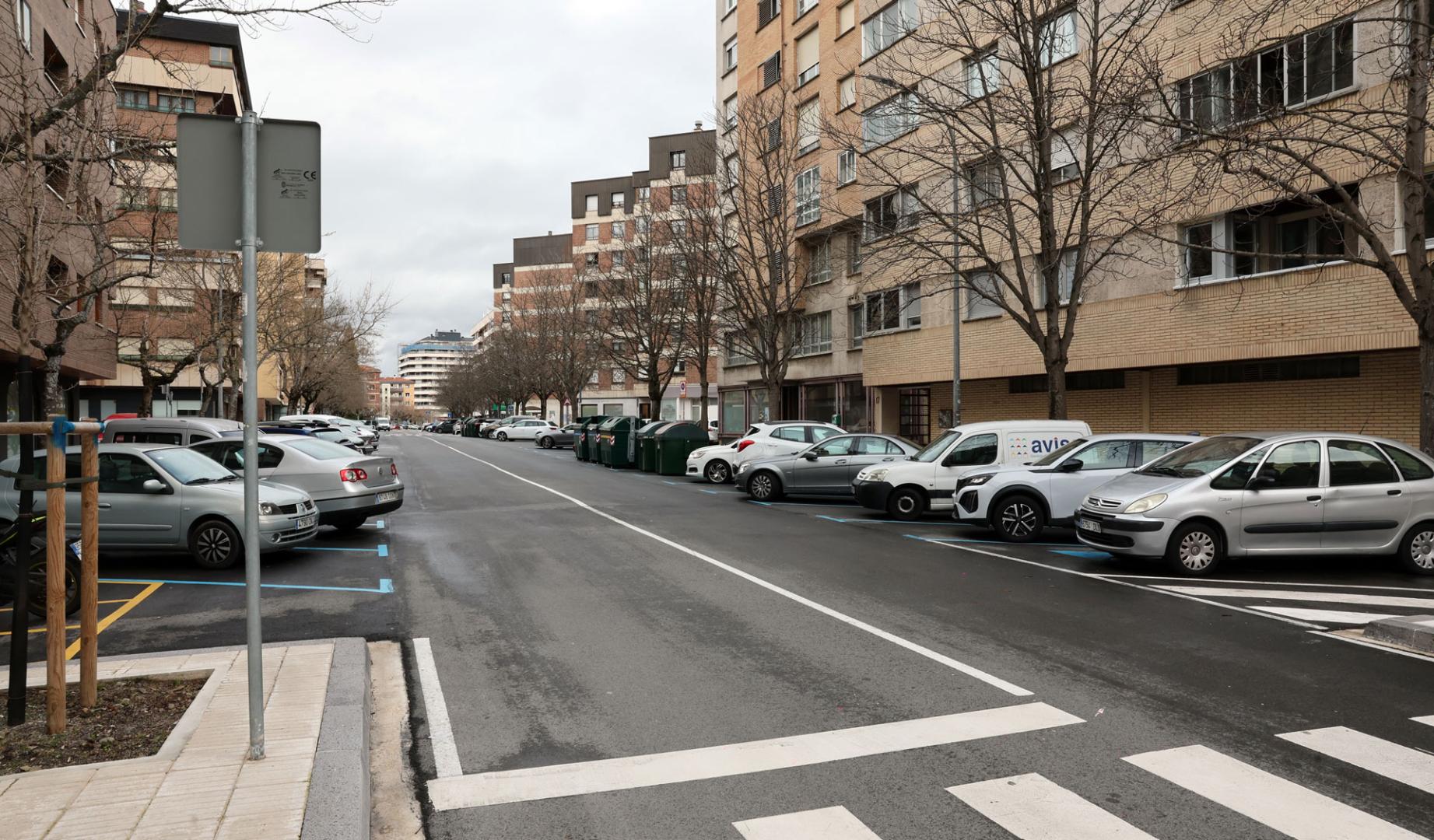 El atropello se produjo en la calle San Juan Bosco de Pamplona