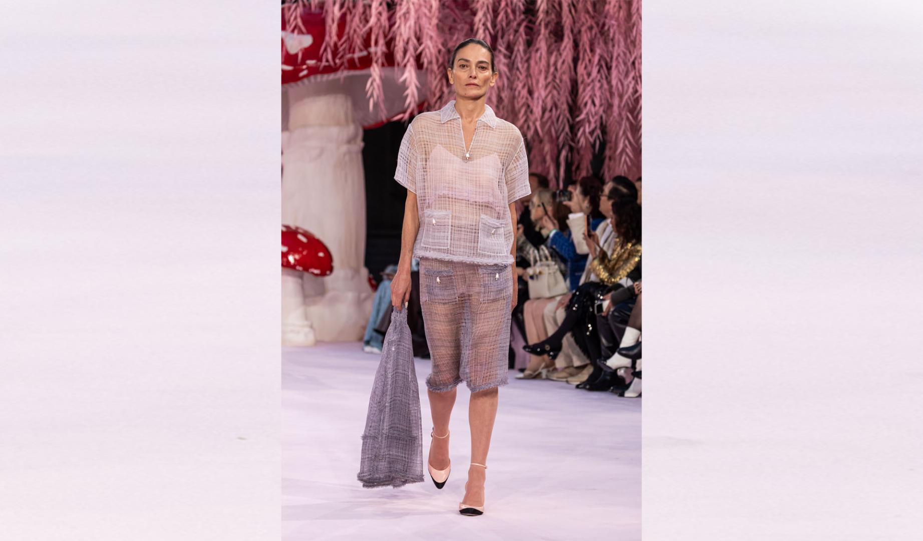 Laura Ponte, en el desfile de Chanel el Grand Palais de París