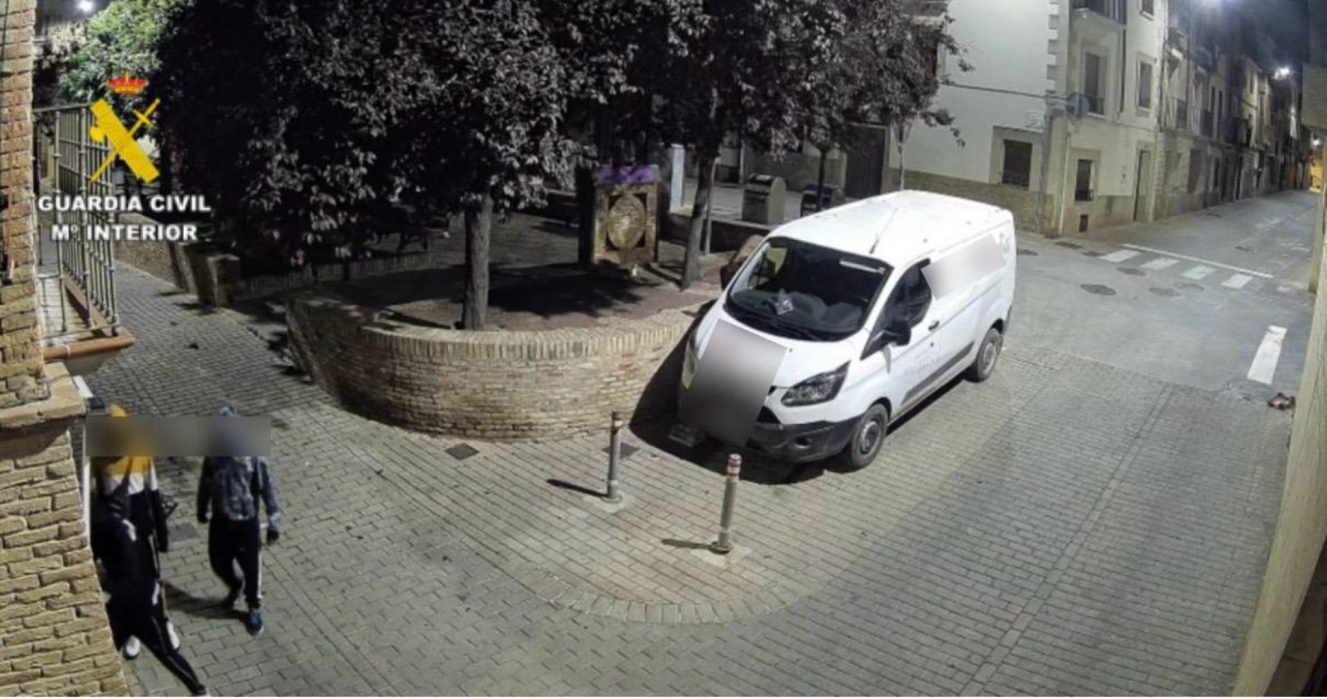 Imagen de uno de los robos cometidos por los jóvenes en una localidad ribera