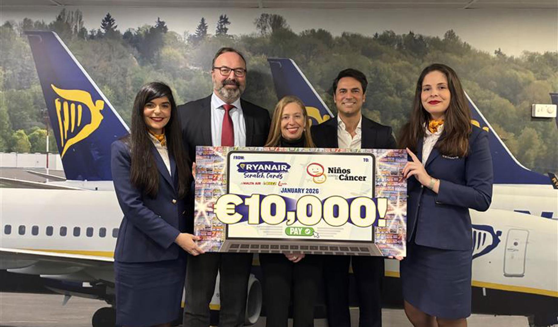 Ryanair realiza una nueva donación de 10.000 € al programa social de la Clínica Universidad de Navarra