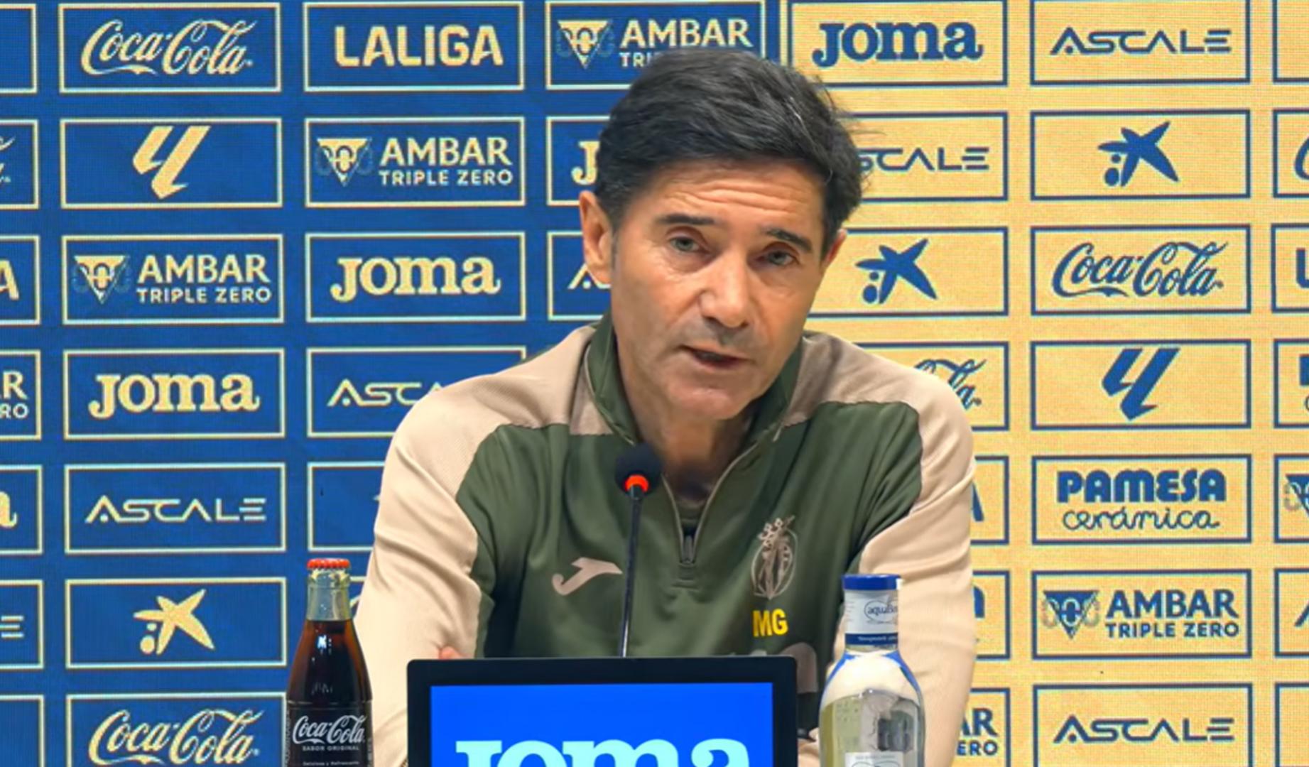 Marcelino, en su comparecencia ante la prensa este viernes, previa al partido ante Osasuna en El Sadar