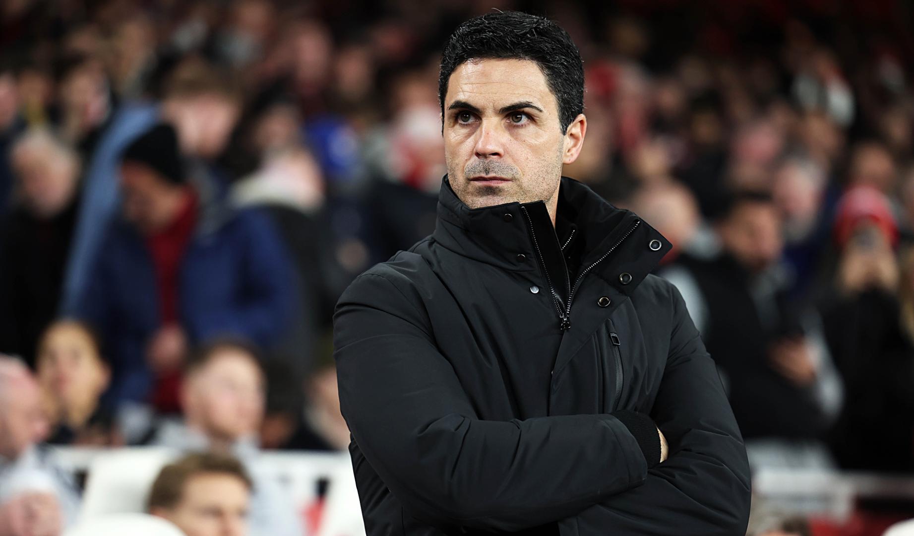 El entrenador del Arsenal, durante un encuentro anterior en el Emirates