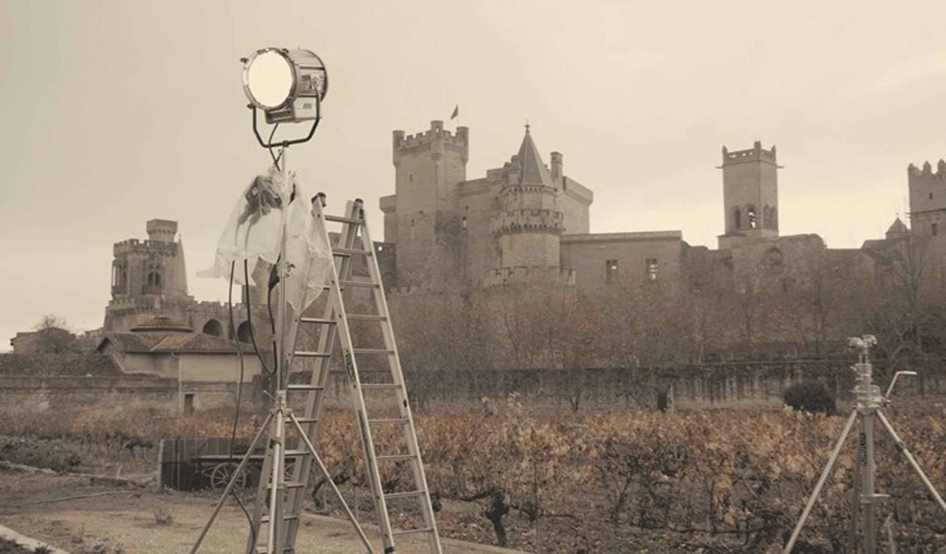 Set de rodaje en Olite