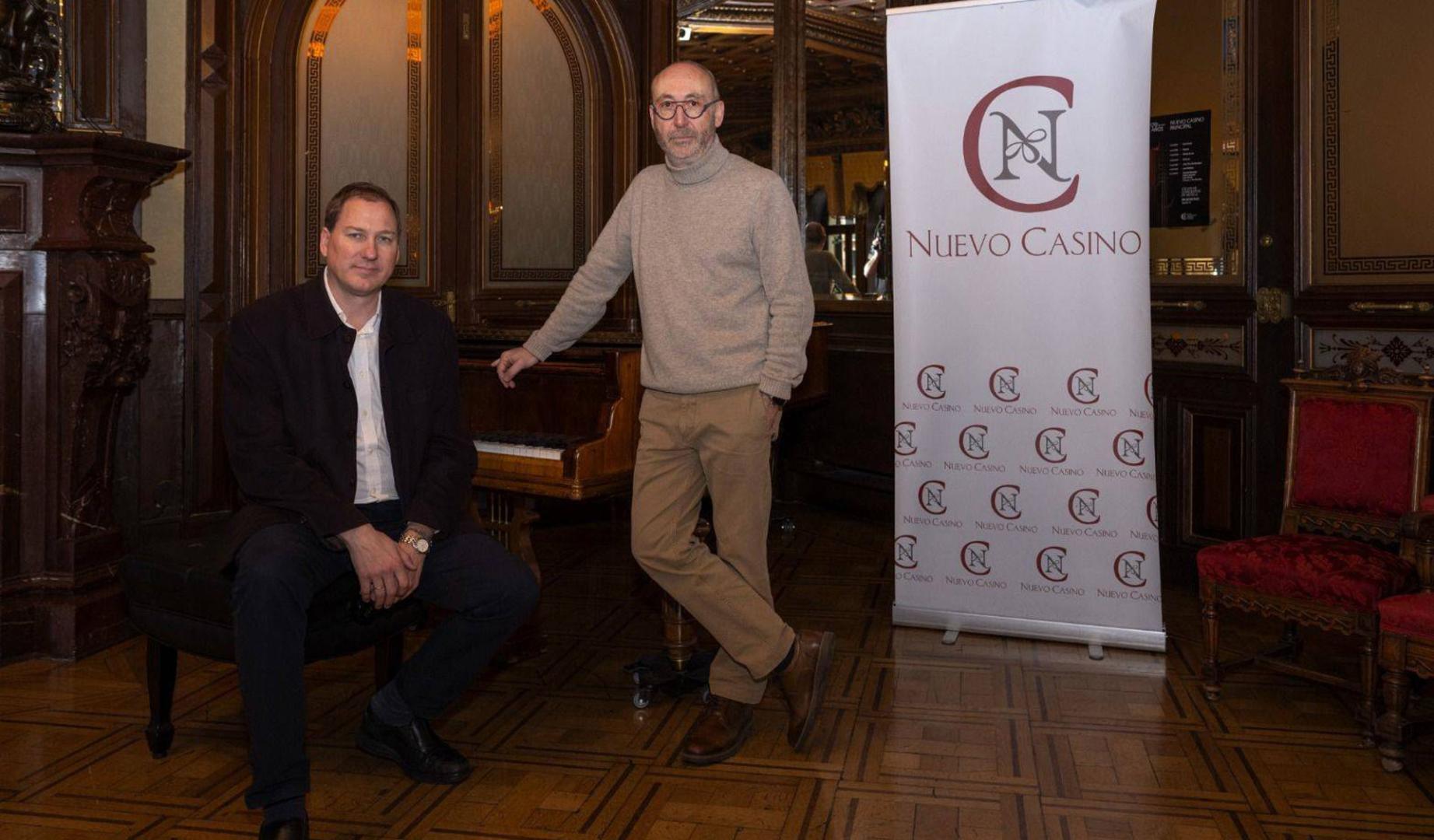 Carlos Andrés Sánchez y Luis Pujol, este miércoles en el salón del Nuevo Casino Principal