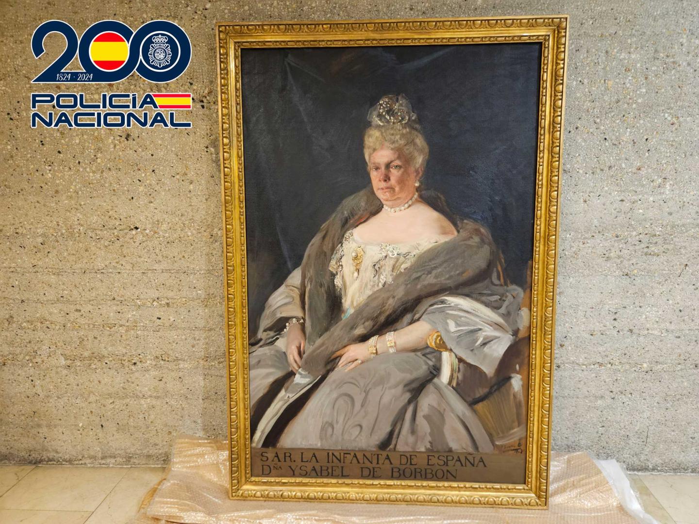 La Policía nacional recuperó tres obras de arte desaparecidas desde los años 70 del siglo XX, entre ellas el cuadro de Joaquín Sorolla 'La Chata', que fueron localizadas en el Palacio de Liria de Madrid, propiedad de la Casa de Alba.