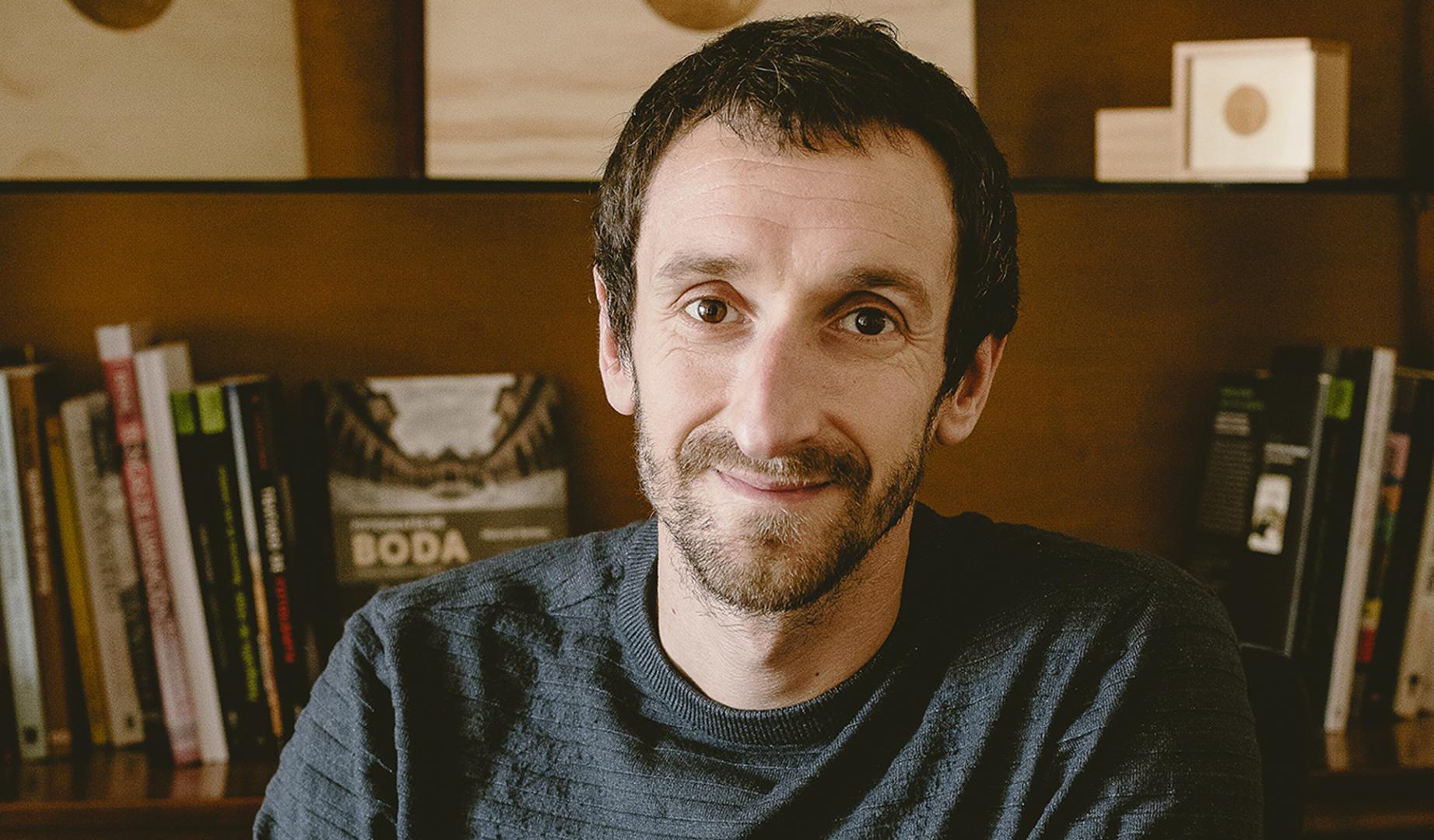 El fotógrafo tafallés Mikel Ursúa.