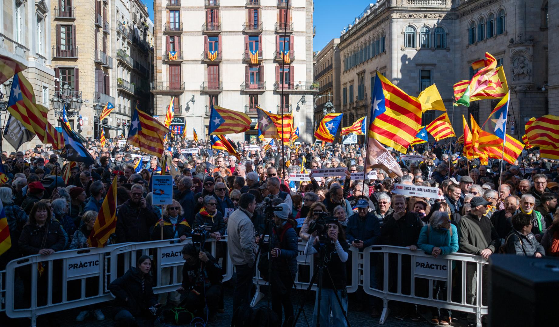 Manifestación de ANC y CdRep ‘Prou! Única via: independència’, este sábado en Barcelona