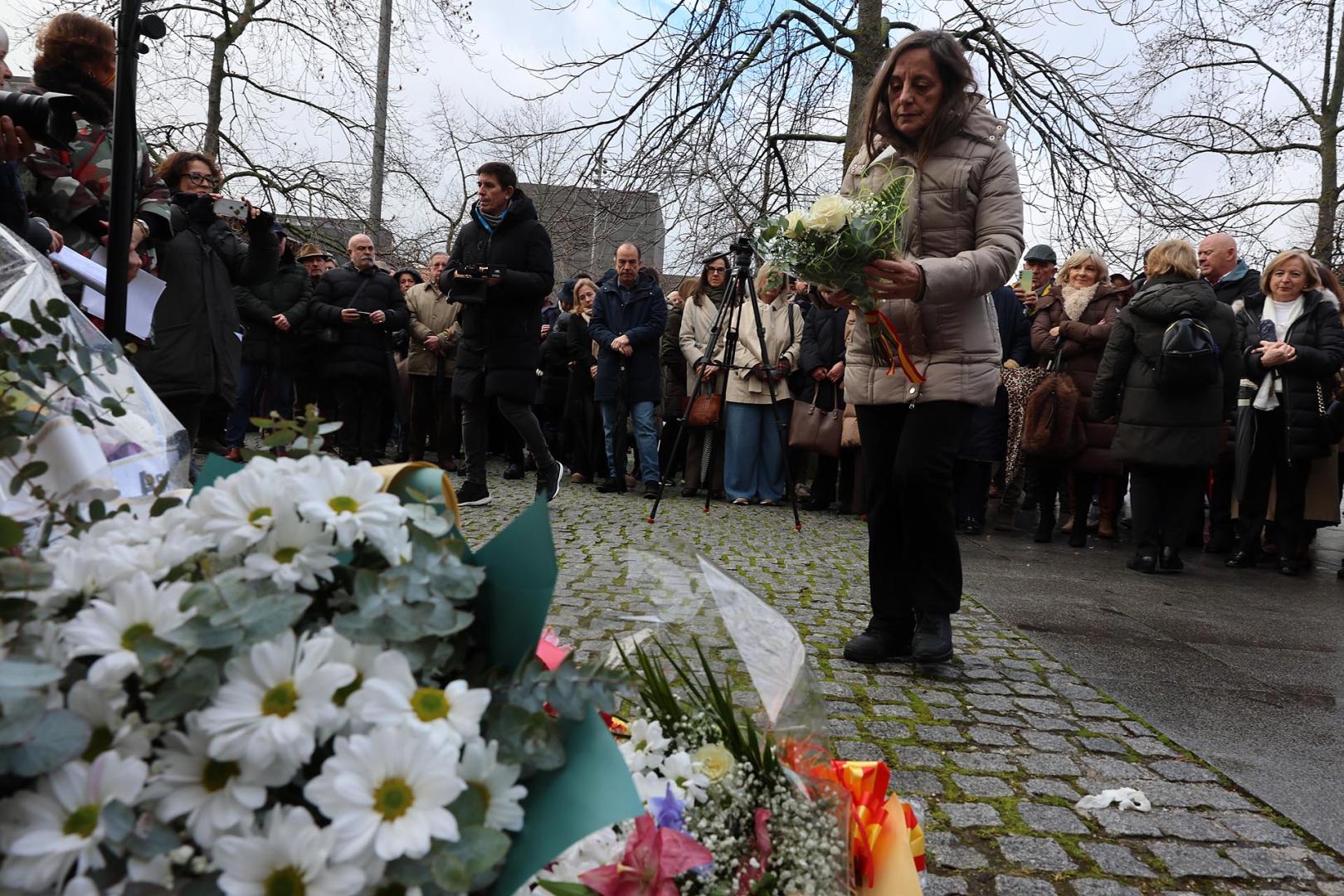 Fotos del homenaje a las víctimas del terrorismo en Pamplona