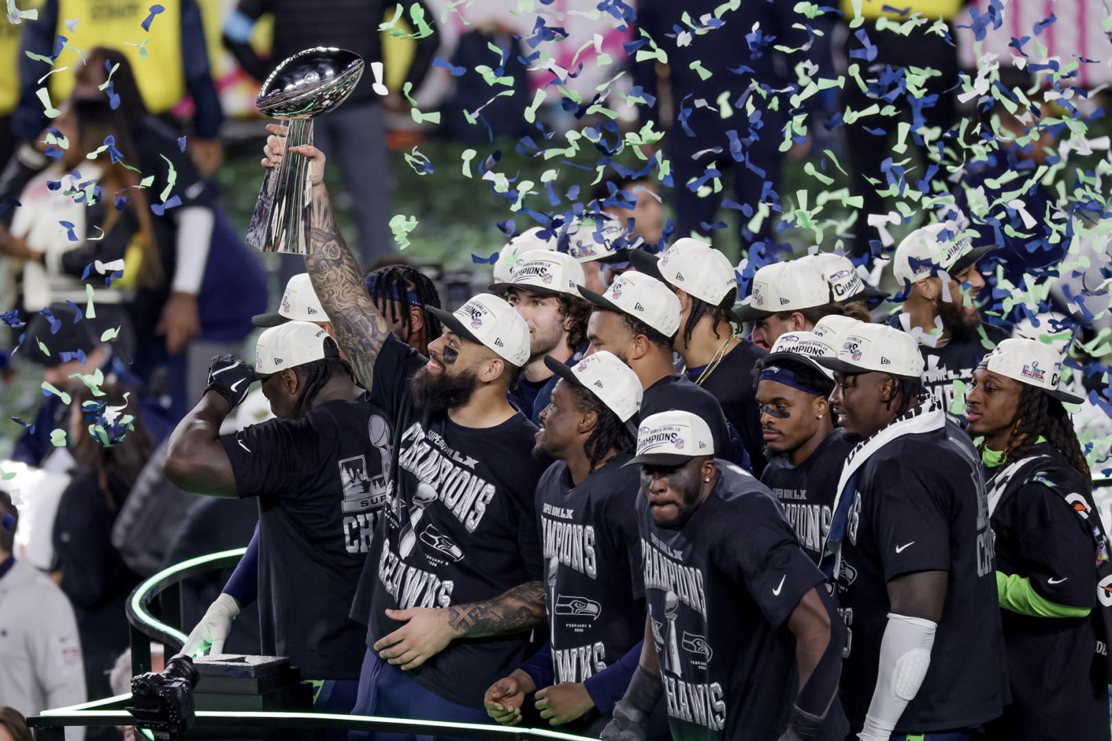 Los Seahawks, triunfadores de la Super Bowl