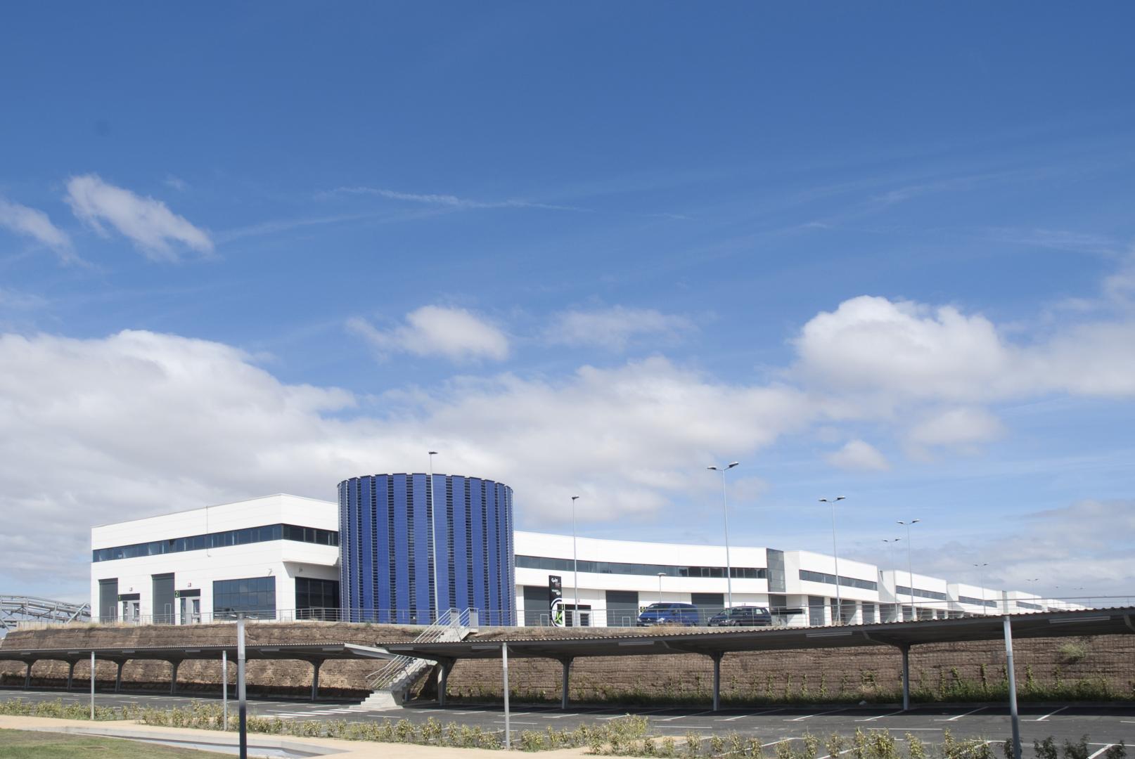 Naves y Vivero de empresas de CEIN en la Ciudad Agroalimentaria de Tudela (CAT)