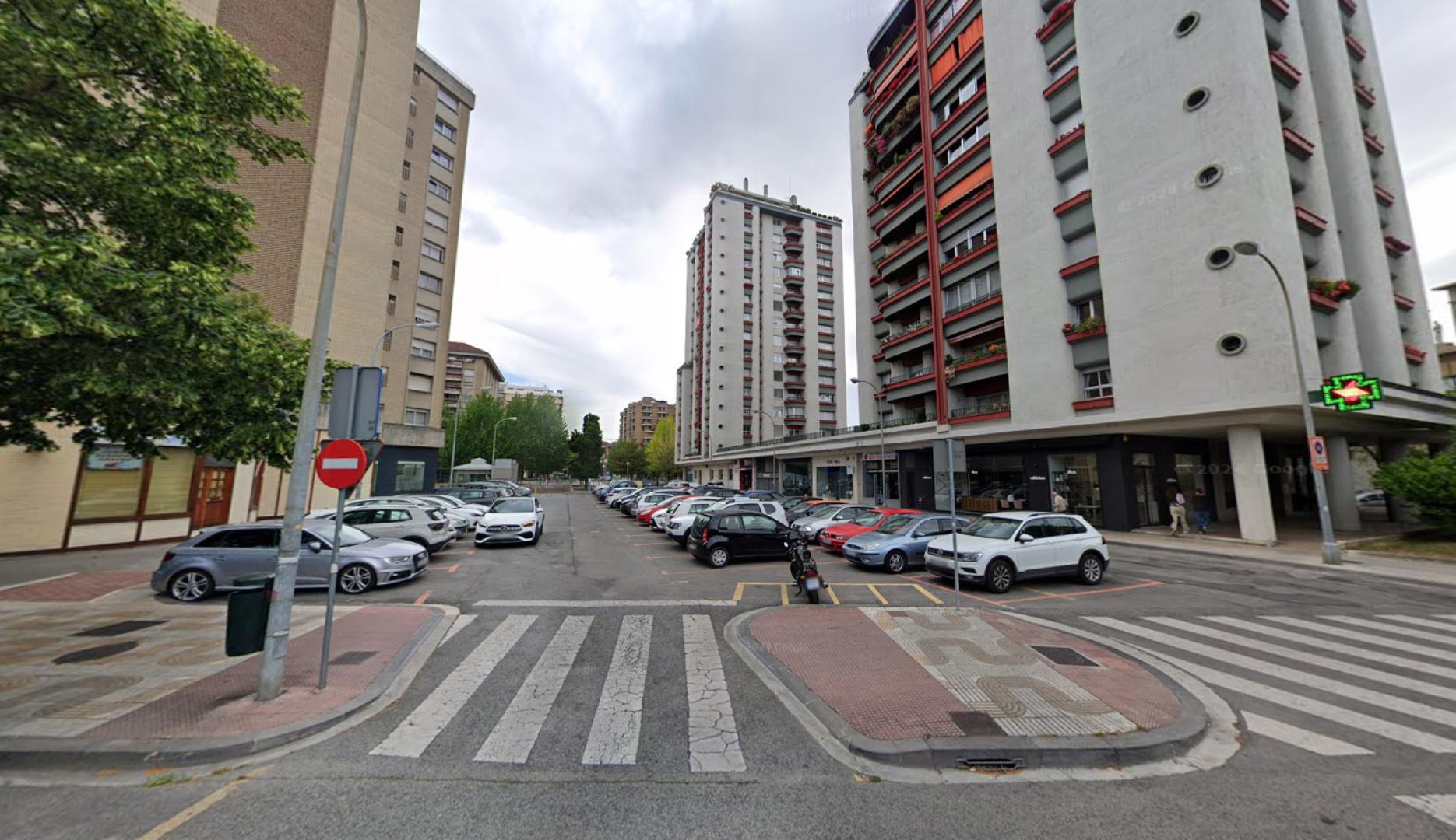 Aparcamiento de la plaza Orden de Malta en San Juan