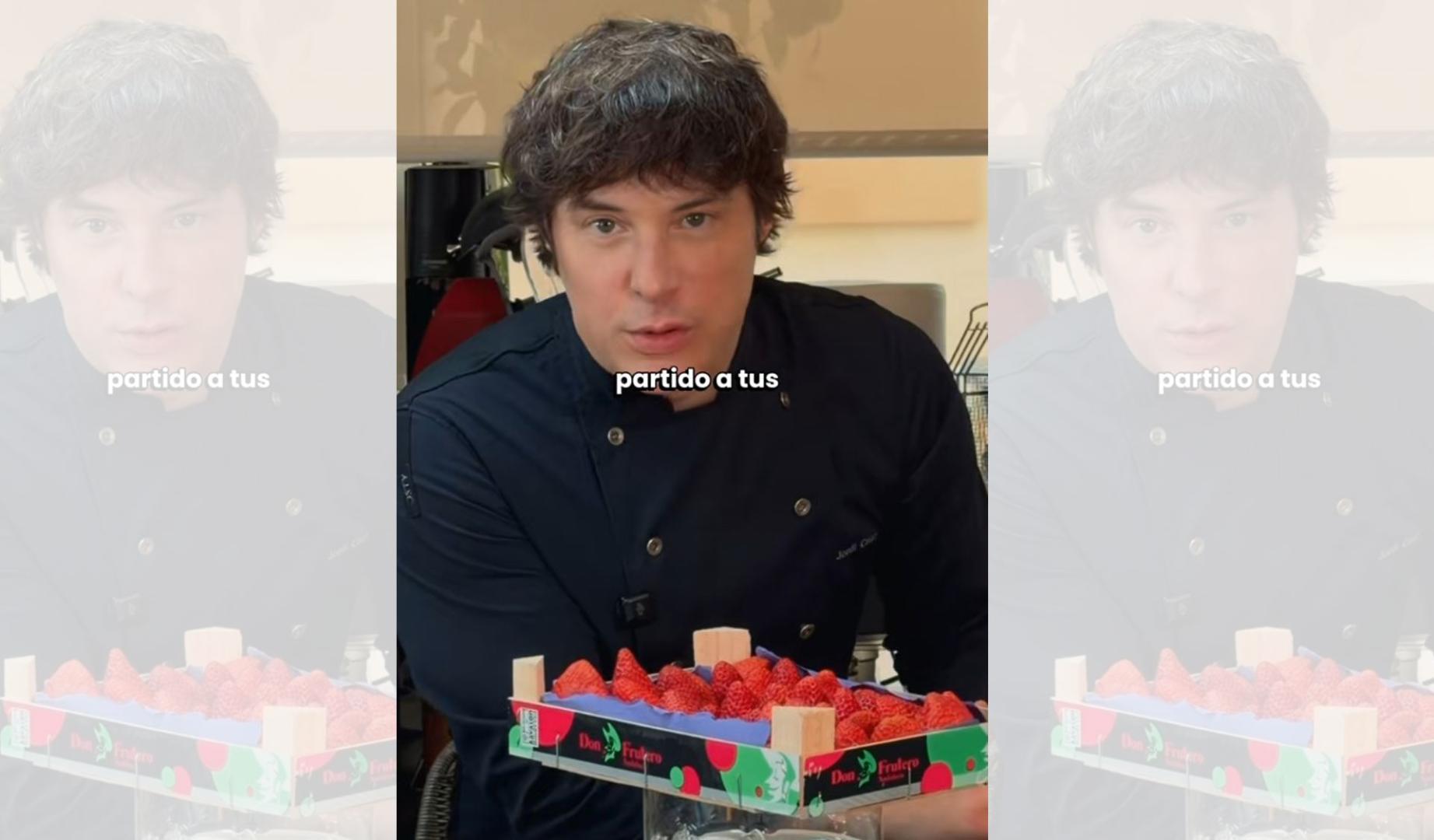El chef Jordi Cruz