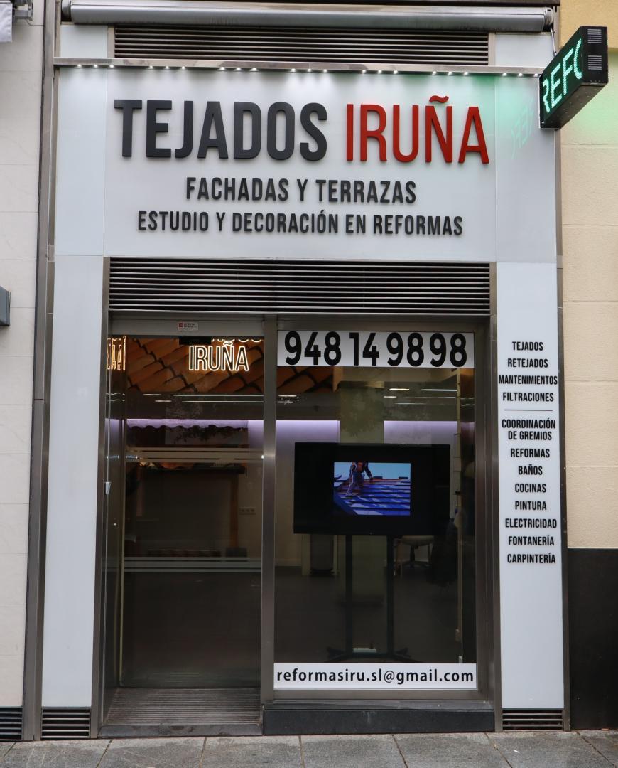 Nueva tienda de Tejados Iruña en el corazón de Pamplona