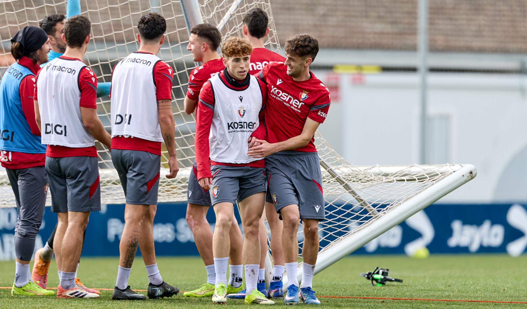 Entrenamiento reciente de Osasuna en Tajonar
