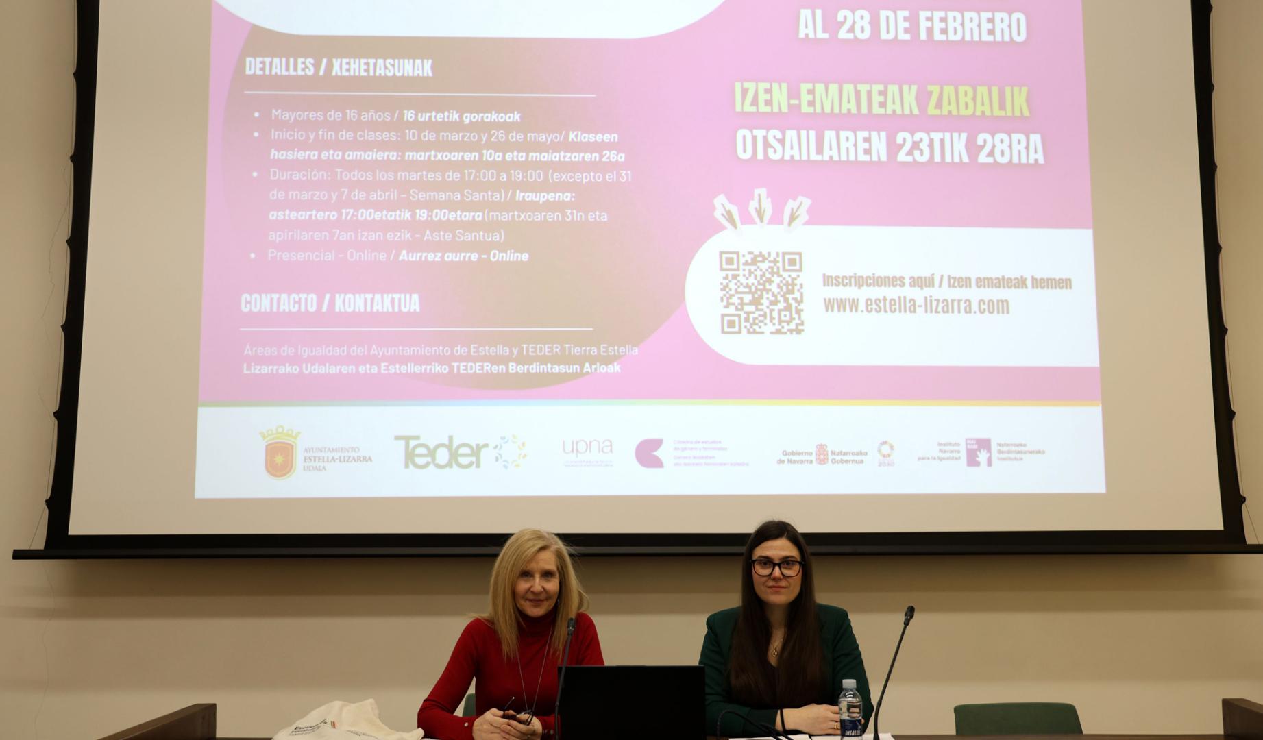 Presentación de la Escuela de Feminismos de Tierra Estella