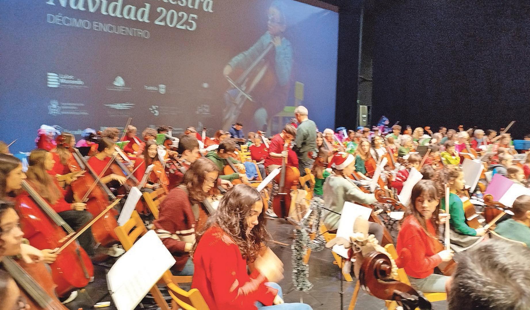Imagen de una de las actuaciones de la temporada navideña