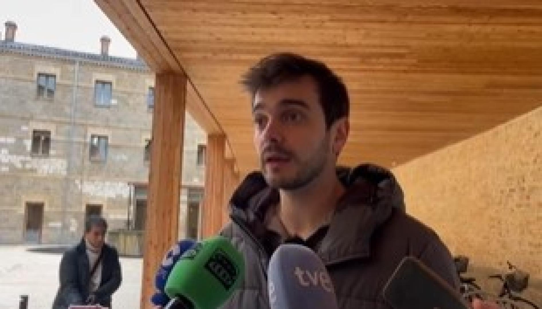 Aitor Silgado en rueda de prensa