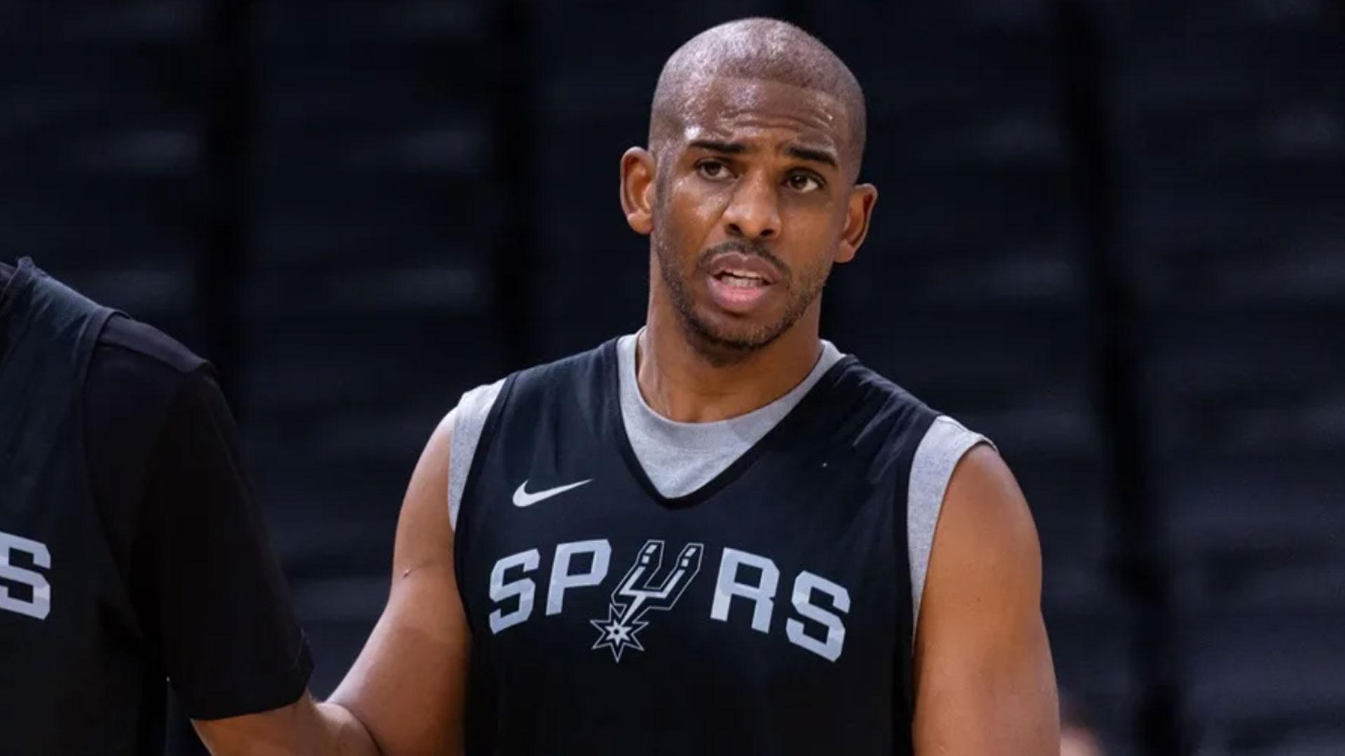 Fotografía de archivo del jugador de la NBA Chris Paul, durante su etapa en los San Antonio Spurs