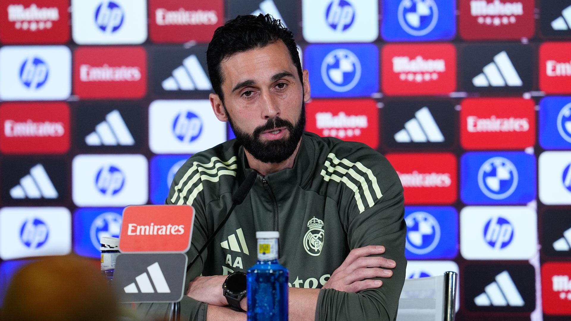 El entrenador del Real Madrid, Álvaro Arbeloa