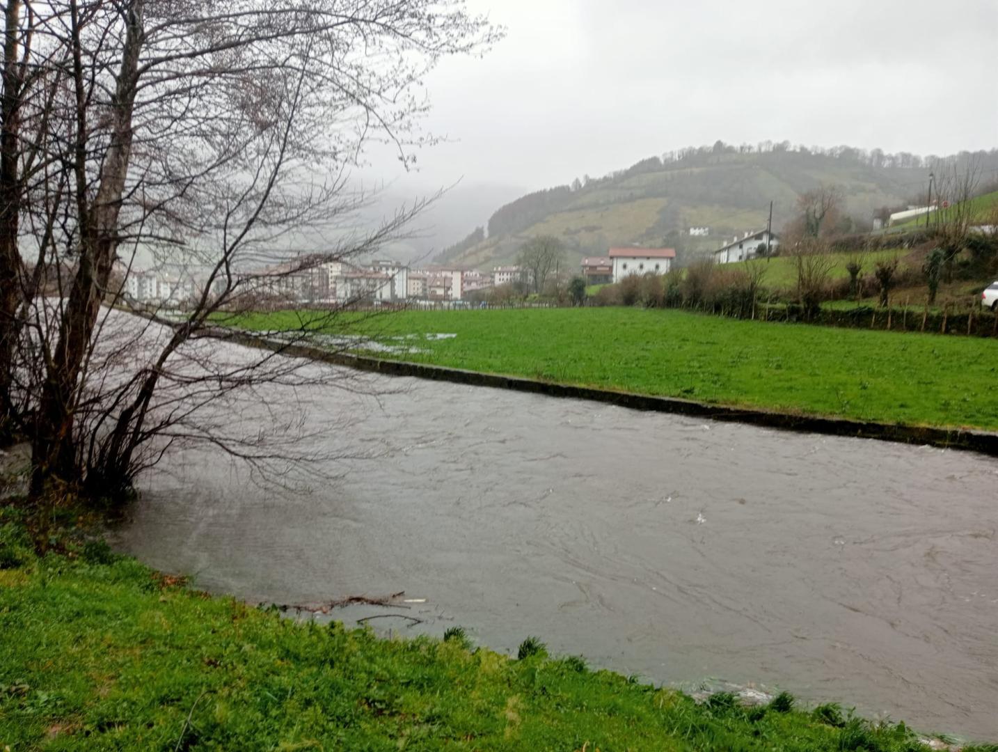El río Erasote en Leitza