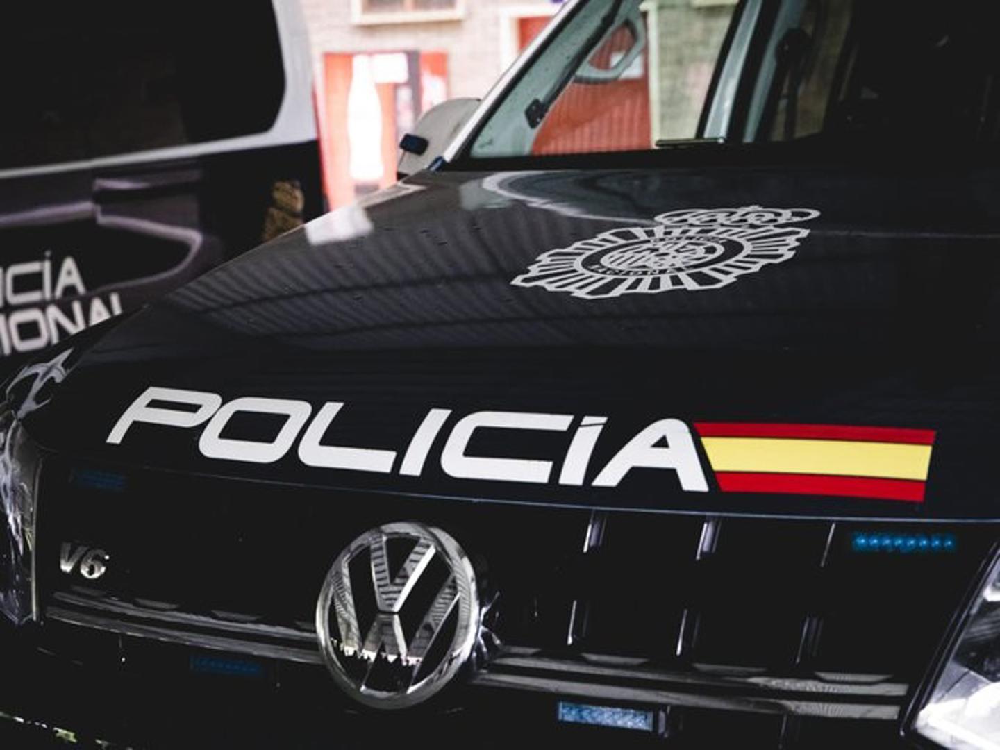 Un vehículo de la Policía Nacional
