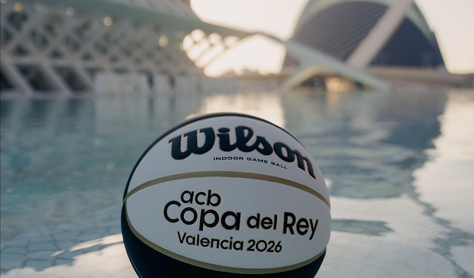 Balón de la Copa del Rey de Valencia 2026 en la Ciutat de les Arts de València