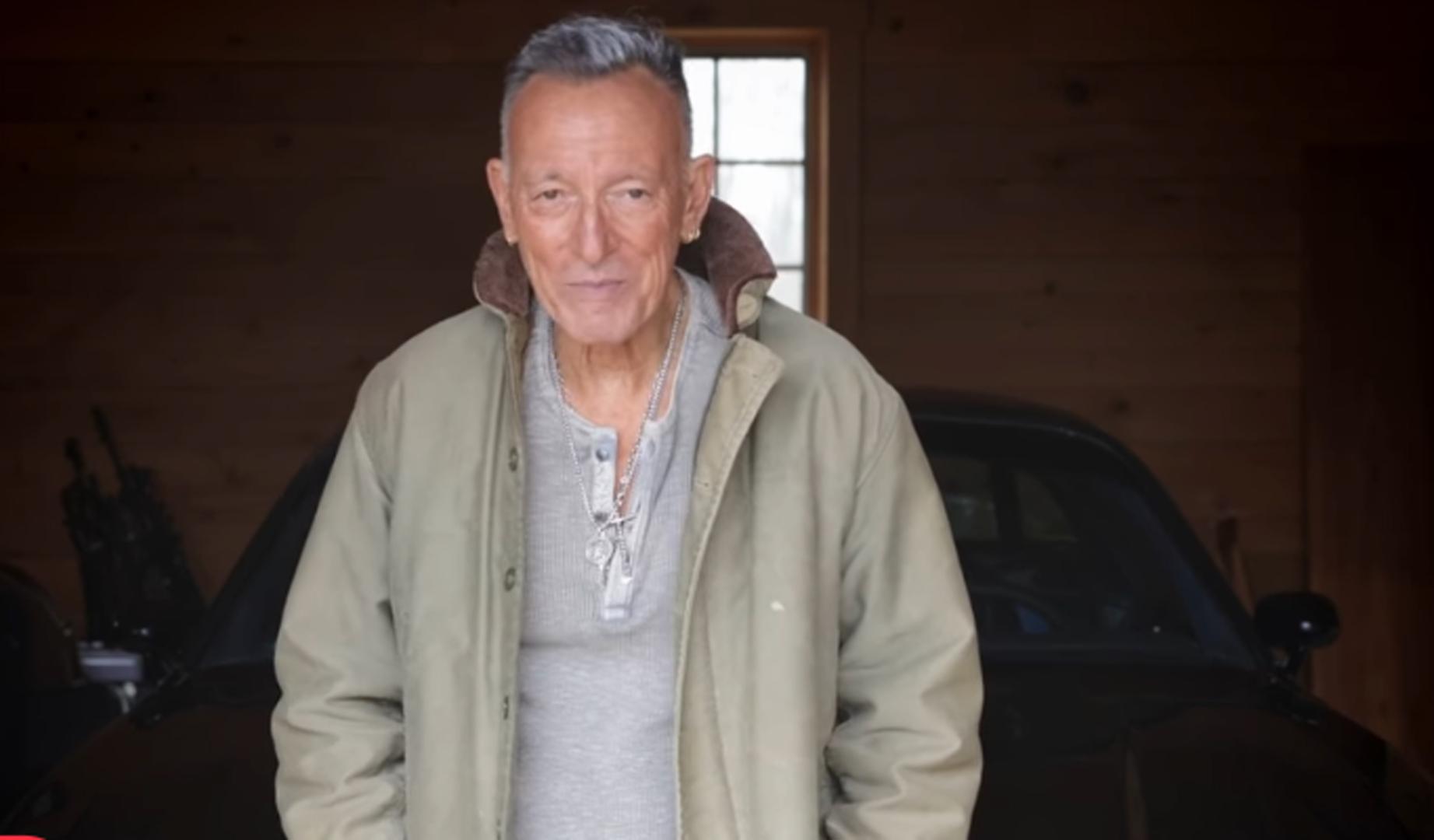 Imagen de Bruce Springsteen en el vídeo que ha compartido en Instagram anunciando la gira