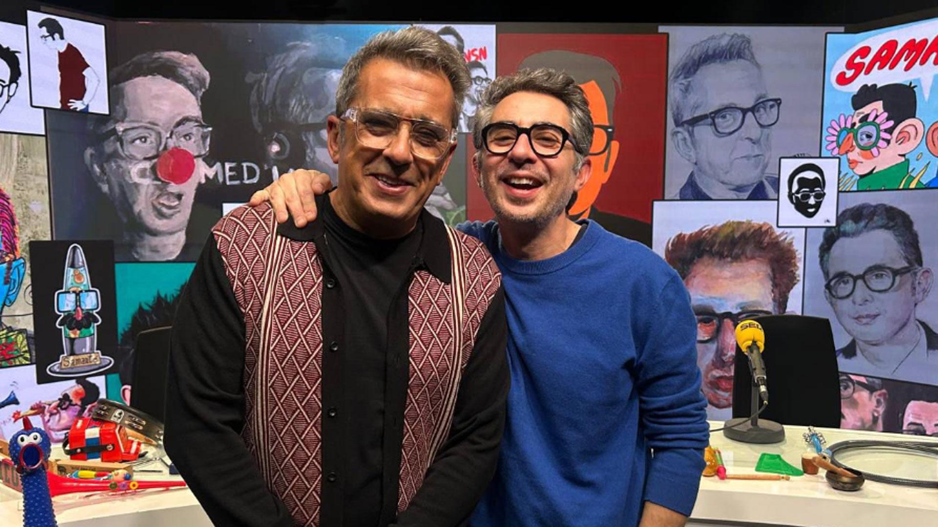 Foto de Andreu Buenafuente y Berto Romero que han compartido en Instagram en el perfil de su programa 'Nadie sabe nada'