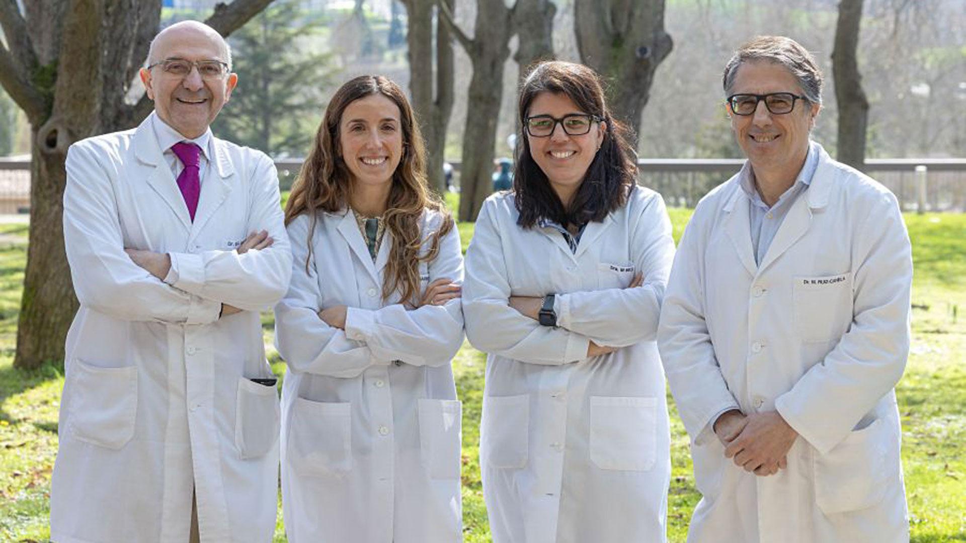 Miguel Ángel Martínez-González , María Barbería Latasa, Maira Bes Rastrollo, Miguel Ruíz-Canela, investigadores del Instituto Nutrición y Salud y autores del estudio