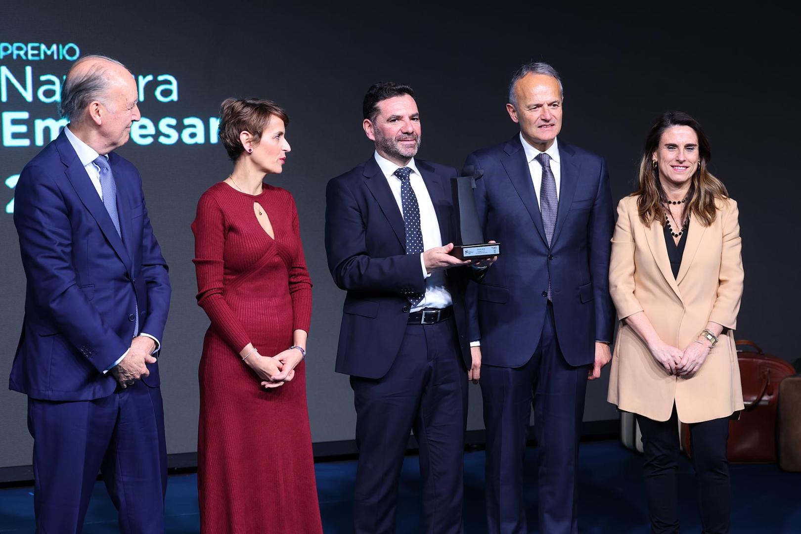 Fotos de la entrega del Premio Navarra Empresarial 2026 en el pabellón Navarra Arena