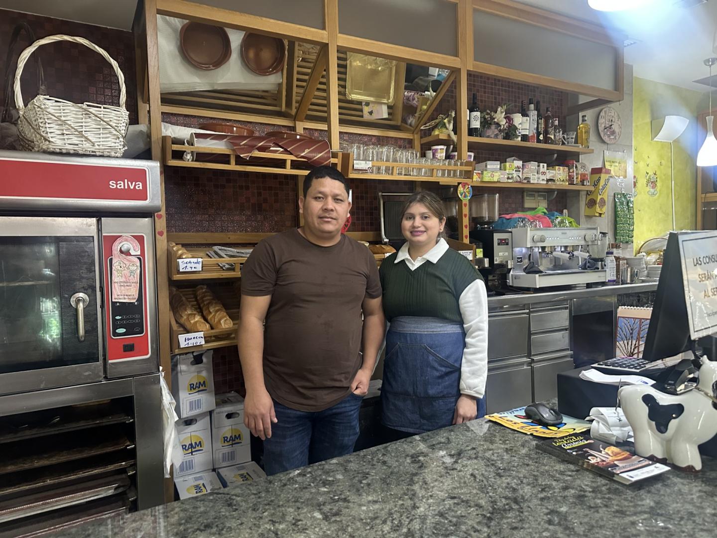 David Cruz y Maribel Rodríguez, el matrimonio al frente de Cafetería el Andén.