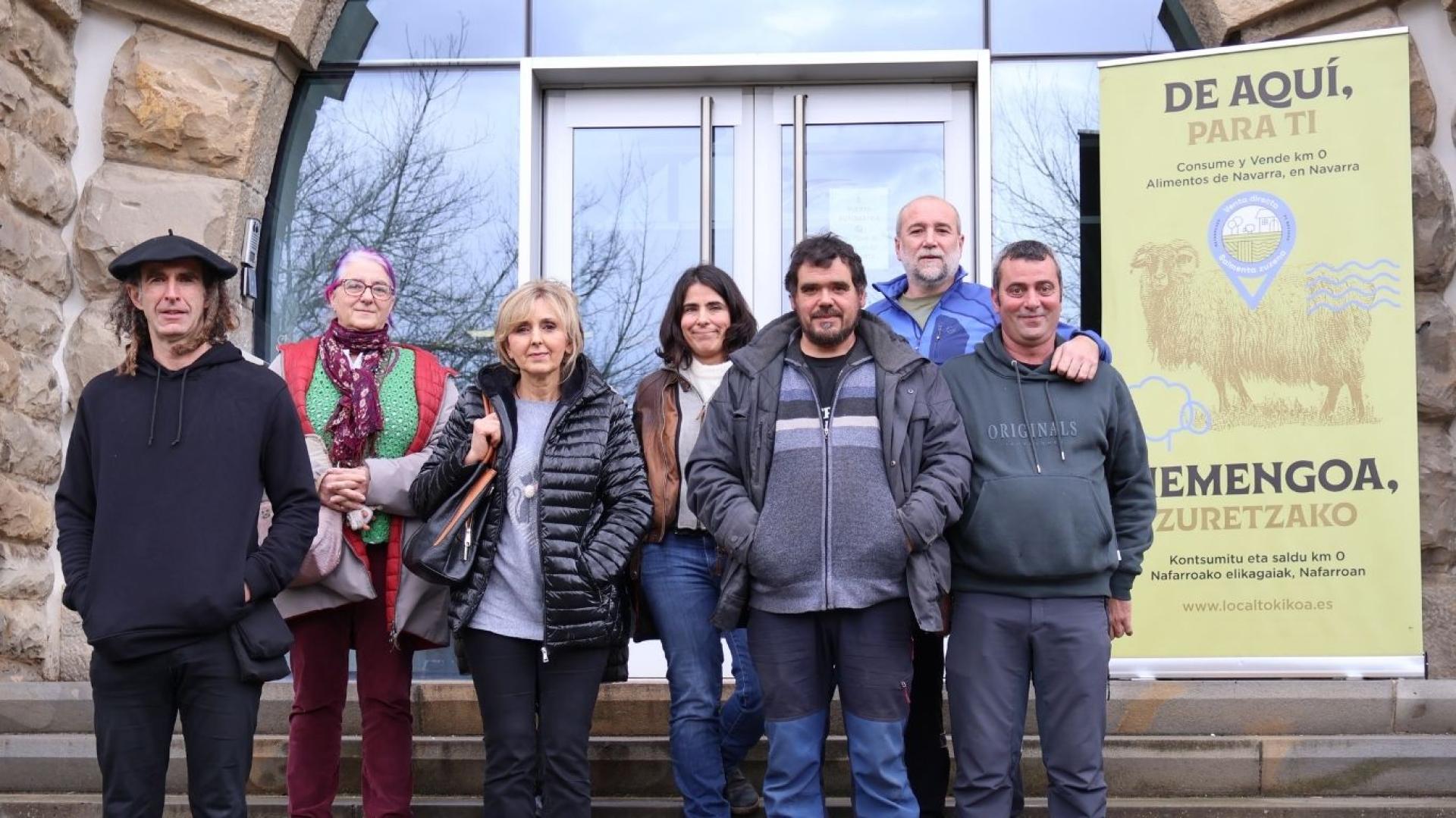 Componentes de la directiva de la asociación Laburki