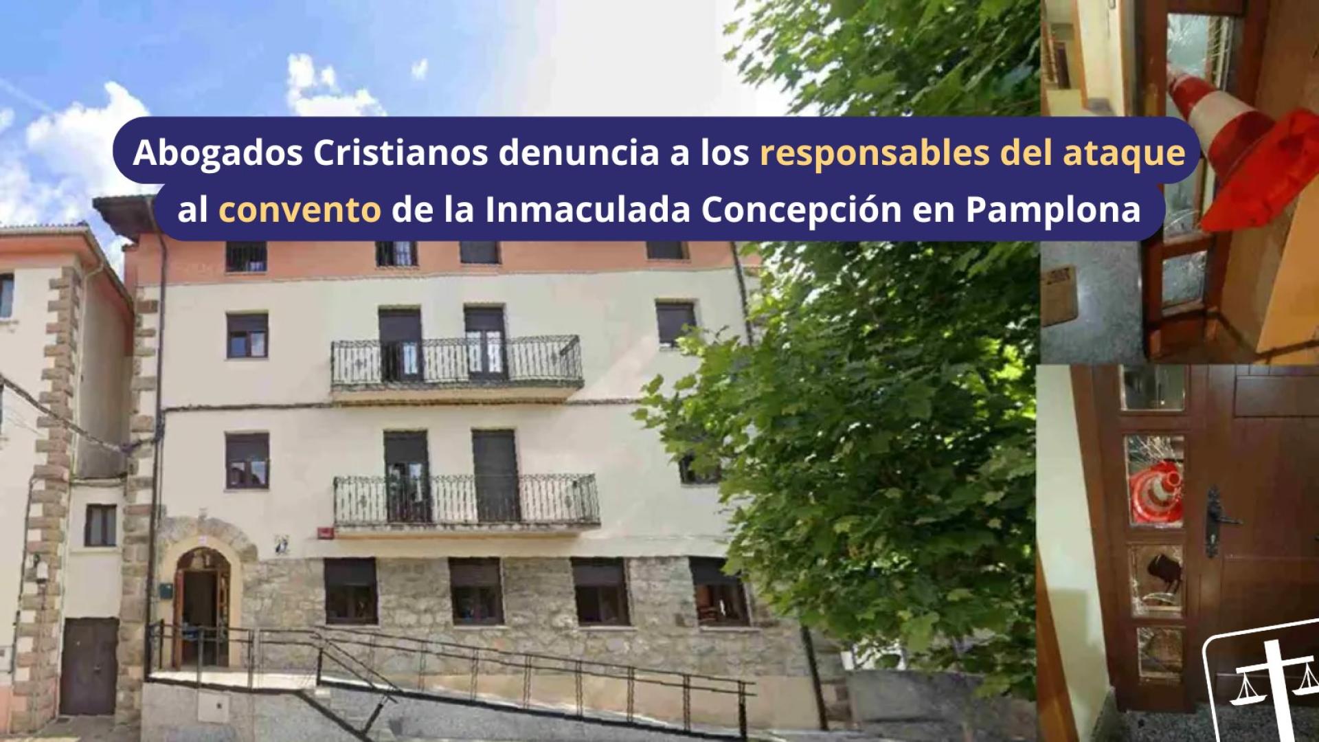 Imagen compartida en X por la Fundación Española de Abogados Cristianos para denunciar el ataque