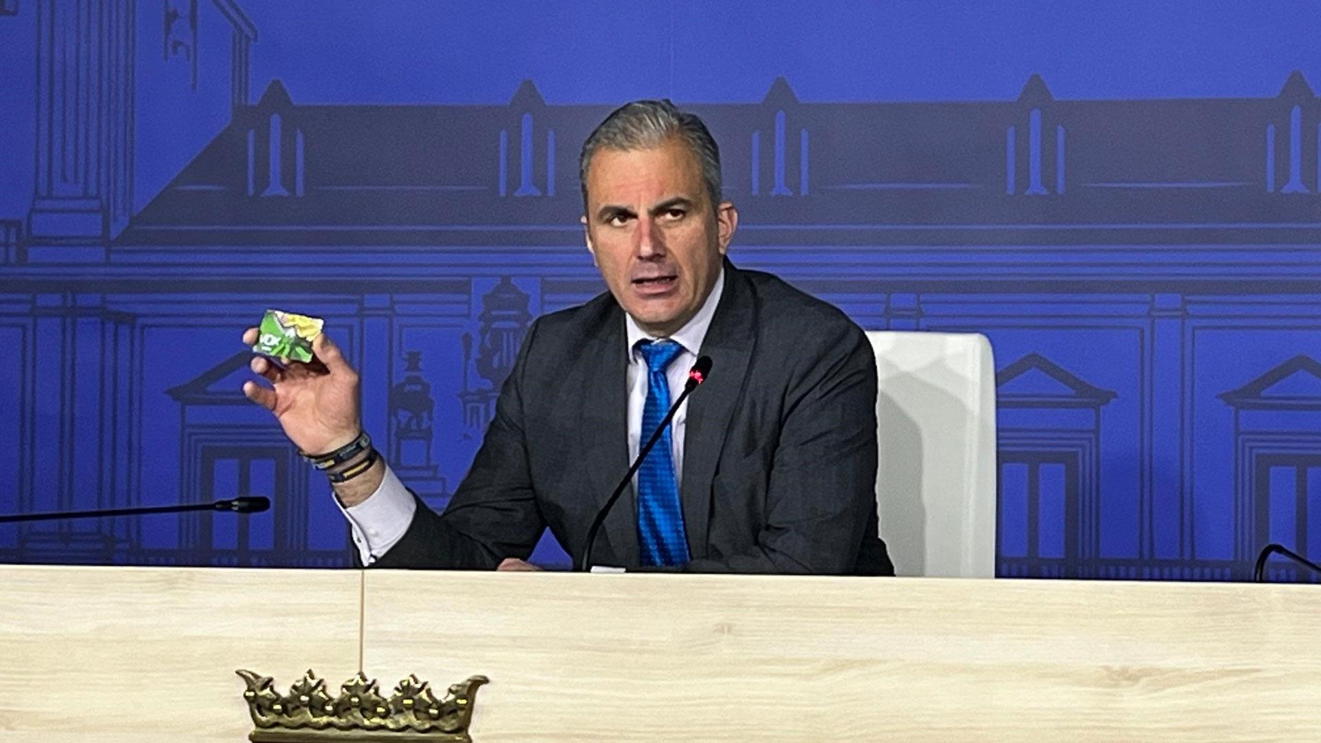 El portavoz de Vox en el Ayuntamiento de Madrid, Javier Ortega Smith