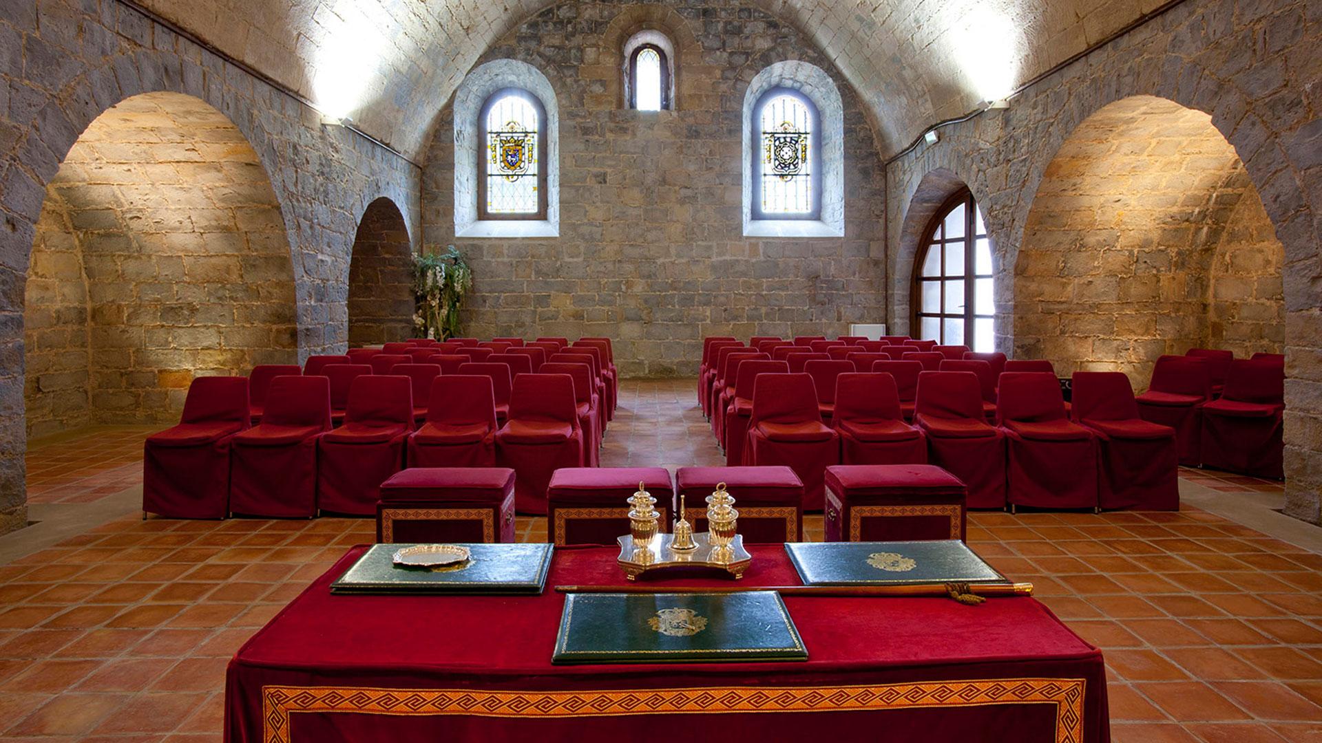 Sala Lidia Biurrun de la Ciudadela de Pamplona en la que se celebran las bodas civiles