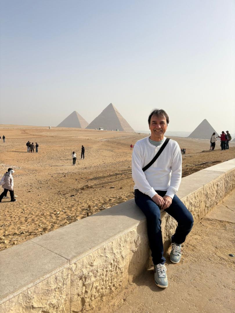 El entrenador navarro Imanol Arregui ha tenido la oportunidad de visitar Egipto en su experiencia como técnico en Kuwait