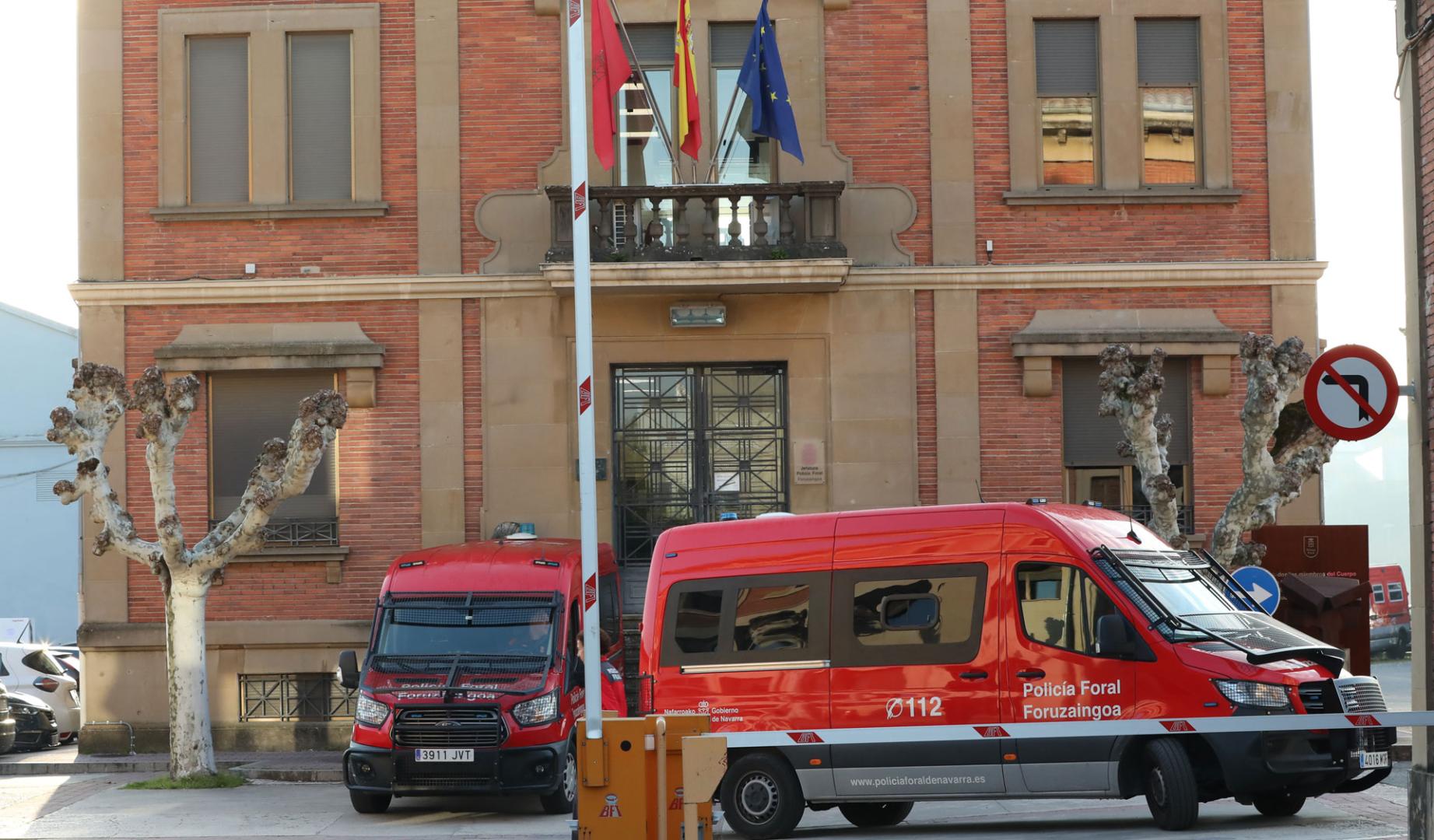 Instalaciones de Policía Foral, en Beloso