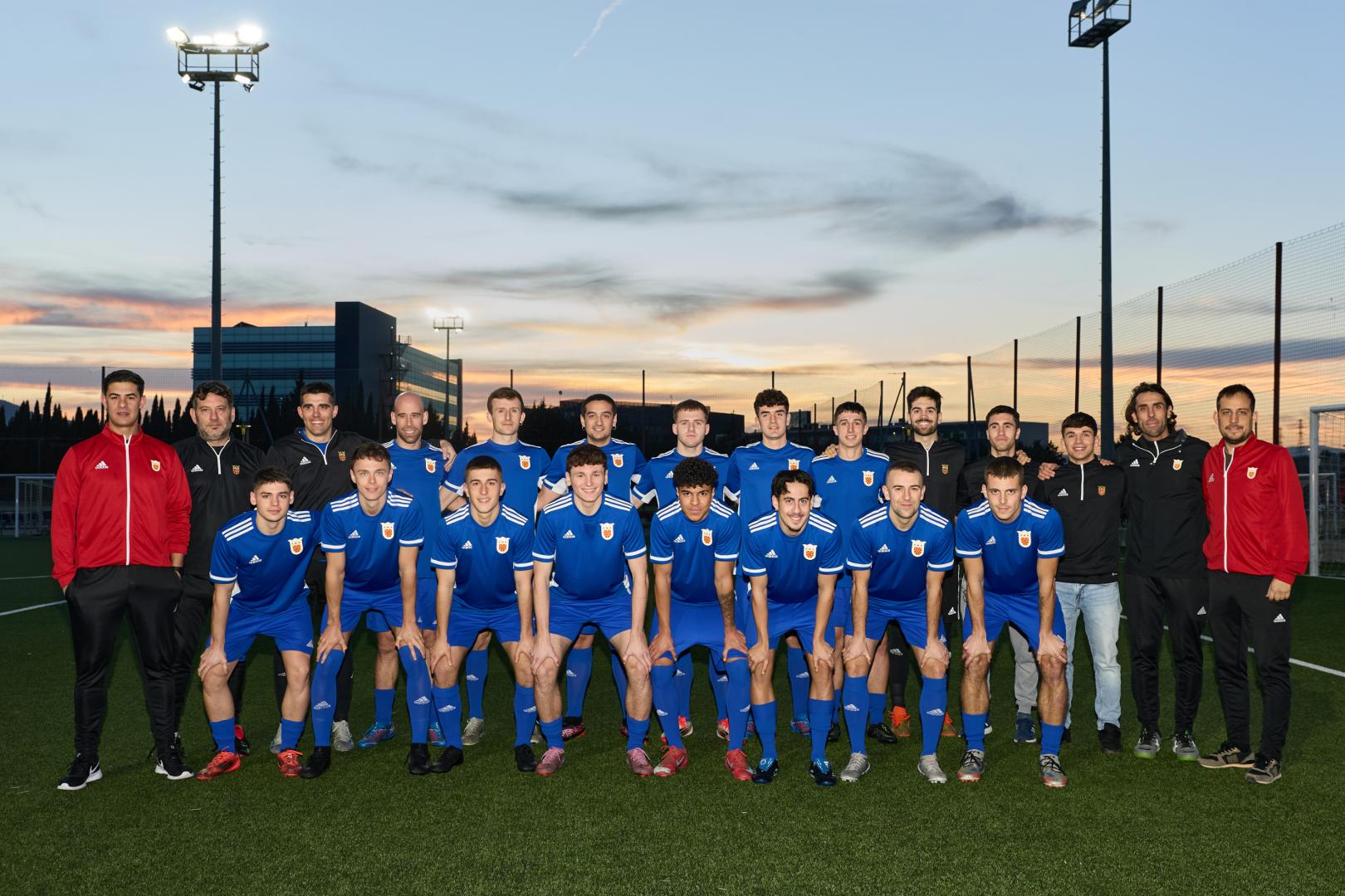 Dieciocho jugadores y su cuerpo técnico representan a Navarra en la semifinal de la Copa de las Regiones