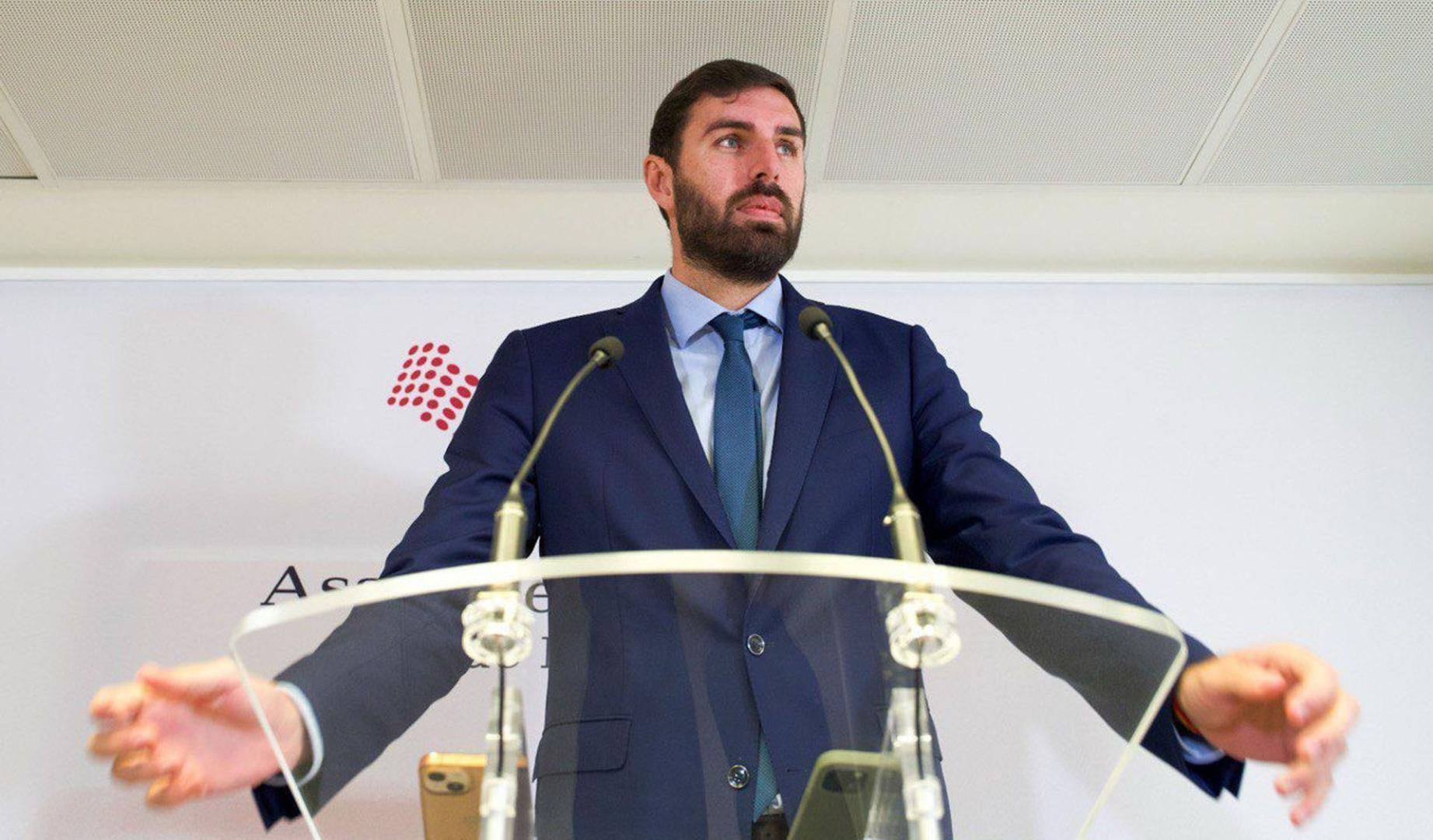 El presidente de Vox en la Región de Murcia, José Ángel Antelo