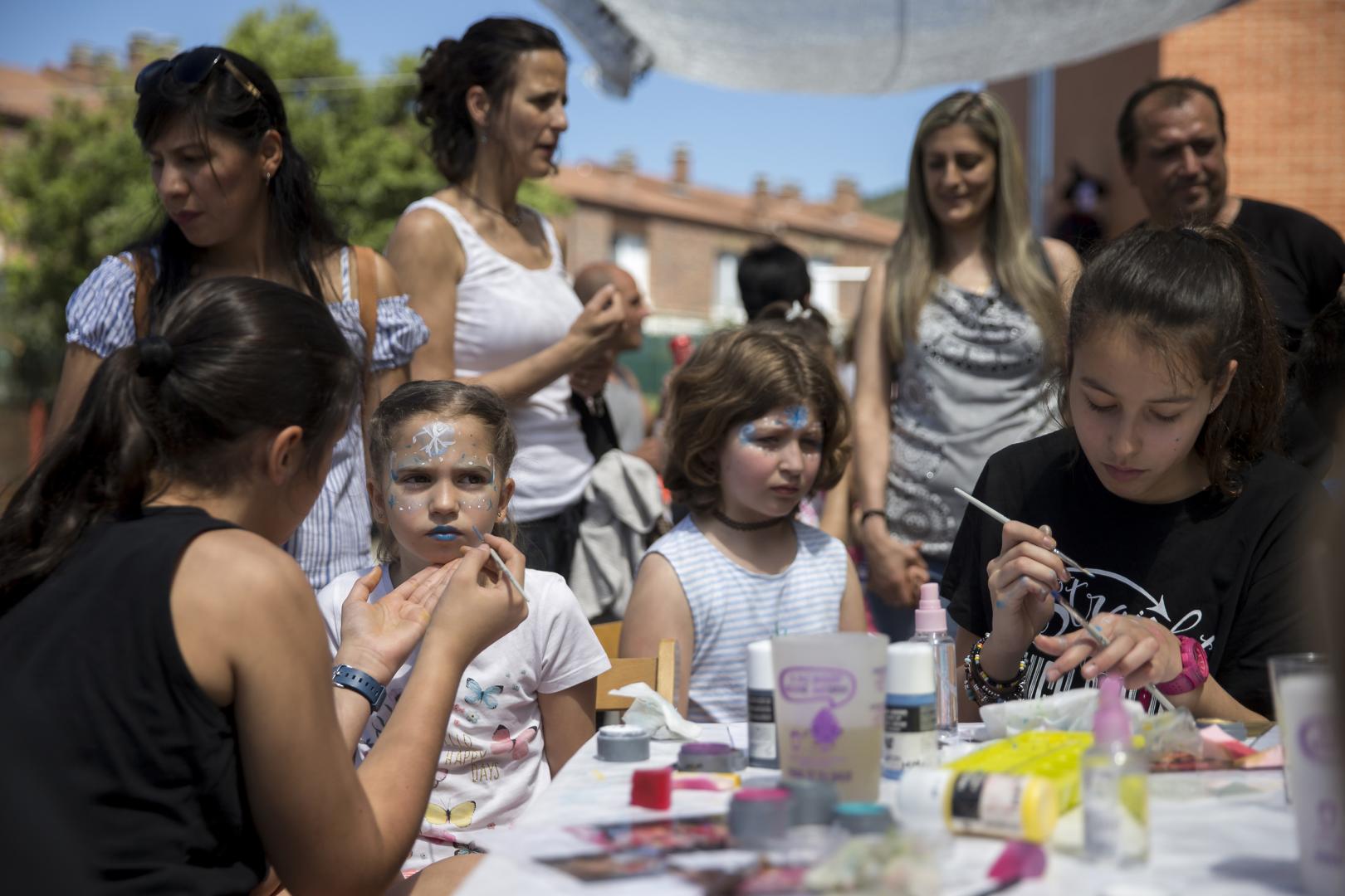 Fiesta de las familias del Programa de Aprendizaje en Inglés (PAI), en el colegio público Lorenzo Goicoa (Villava), en una imagen de archivo.