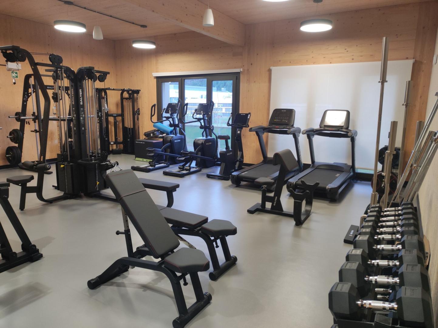 Instalaciones del nuevo gimnasio de Olloki, en Esteribar