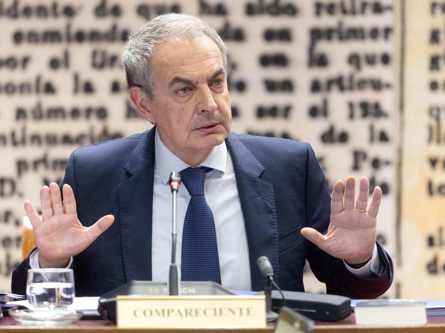 El expresidente del Gobierno José Luis Rodríguez Zapatero comparece ante la Comisión de Investigación sobre el ‘caso Koldo’, en el Senado