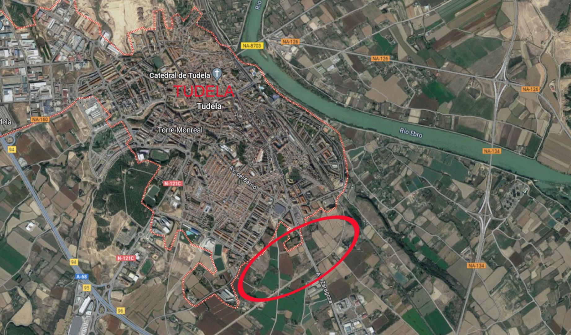 Escrapalia saca a subasta más de 1 finca de 2.700 metros cuadrados de suelo urbanizable residencial en Tudela